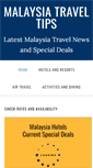 Mobile Screenshot of malaysiatraveltips.net